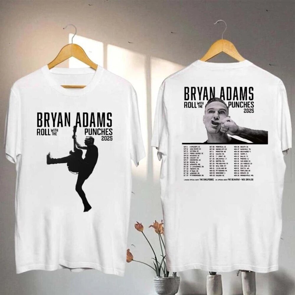 Bryan Adams 2025 North American Gift For Fans Unisex T Shirt .